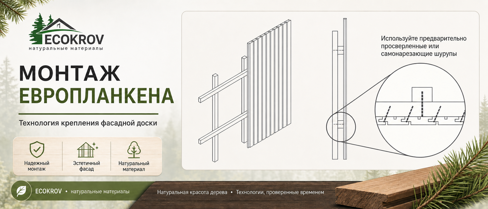 Планкен из лиственницы собственного производства